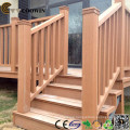 Wood plastic tec outdoor stair rail